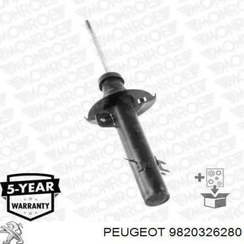 Купити 9820326280 Peugeot/Citroen Амортизатор передній, правий