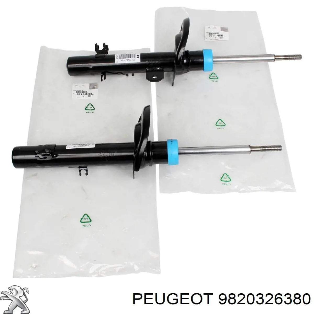 9820326380 Peugeot/Citroen Ліва передня стійка