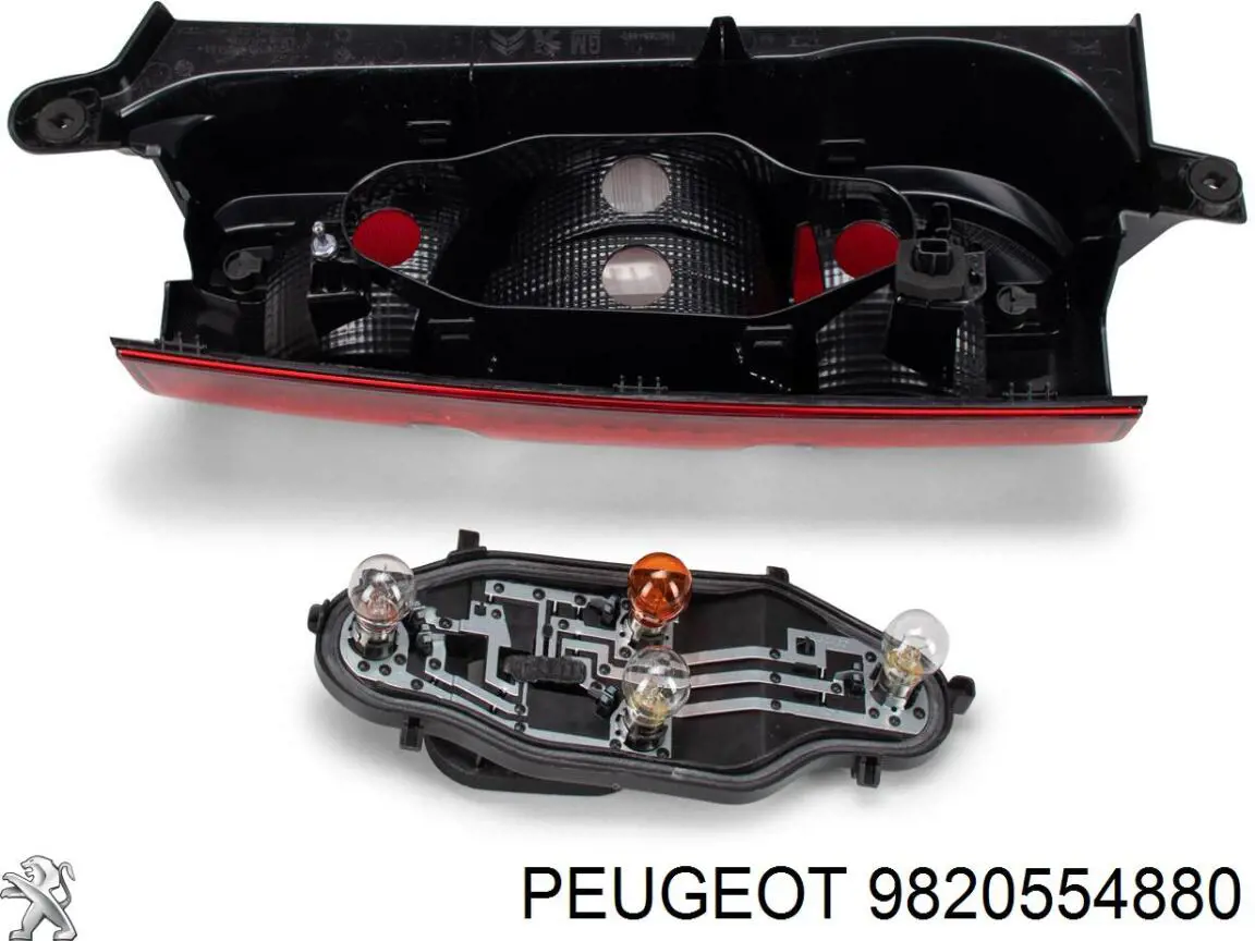 Купити 9820554880 Peugeot/Citroen Задня права фара