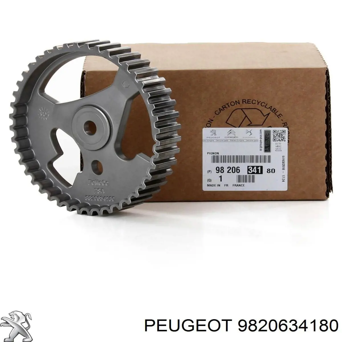 Шестерня розподільчого вала Peugeot/Citroen 9820634180 ціна, від 27.69 USD
