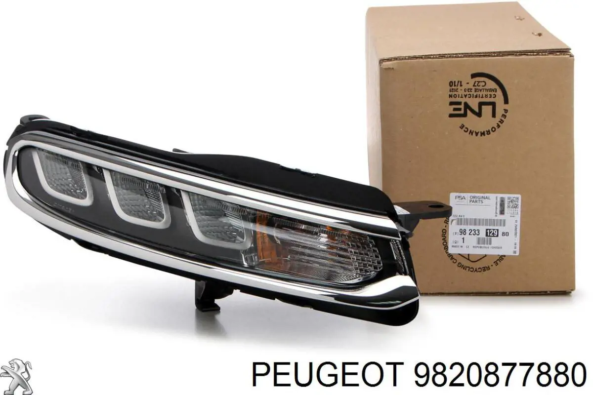 Протитуманка права Peugeot/Citroen 9820877880 ціна, від 244.00 USD