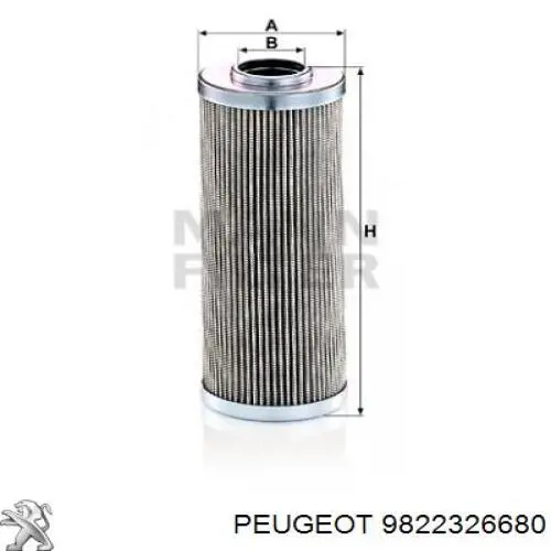 Купити 9822326680 Peugeot/Citroen 