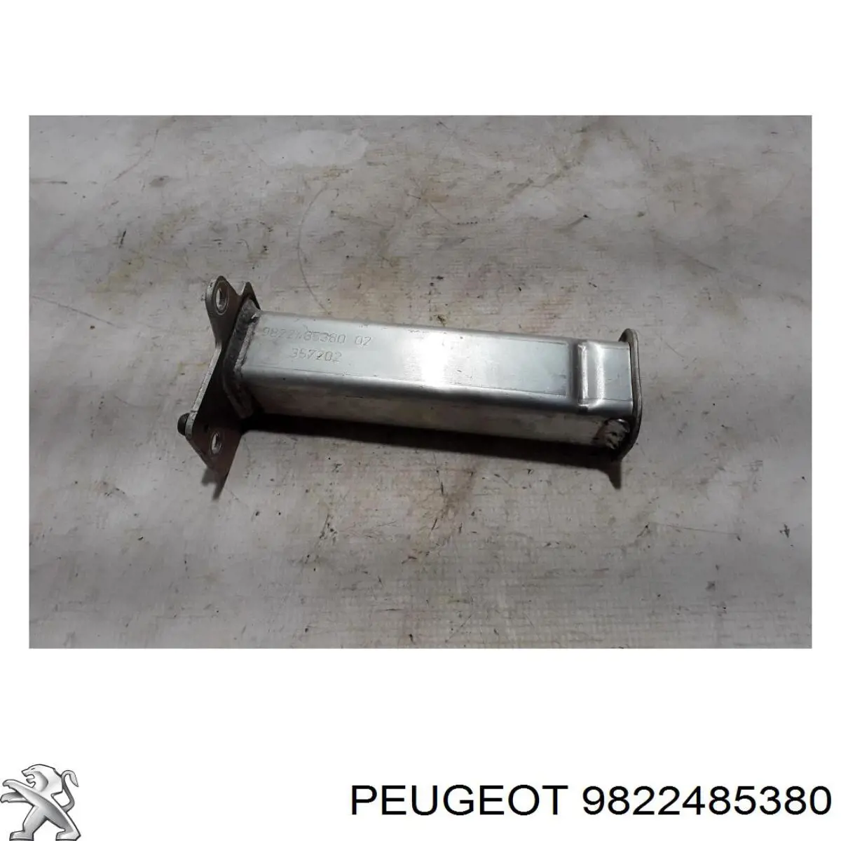 9822485380 Peugeot/Citroen Лівий кронштейн переднього бампера