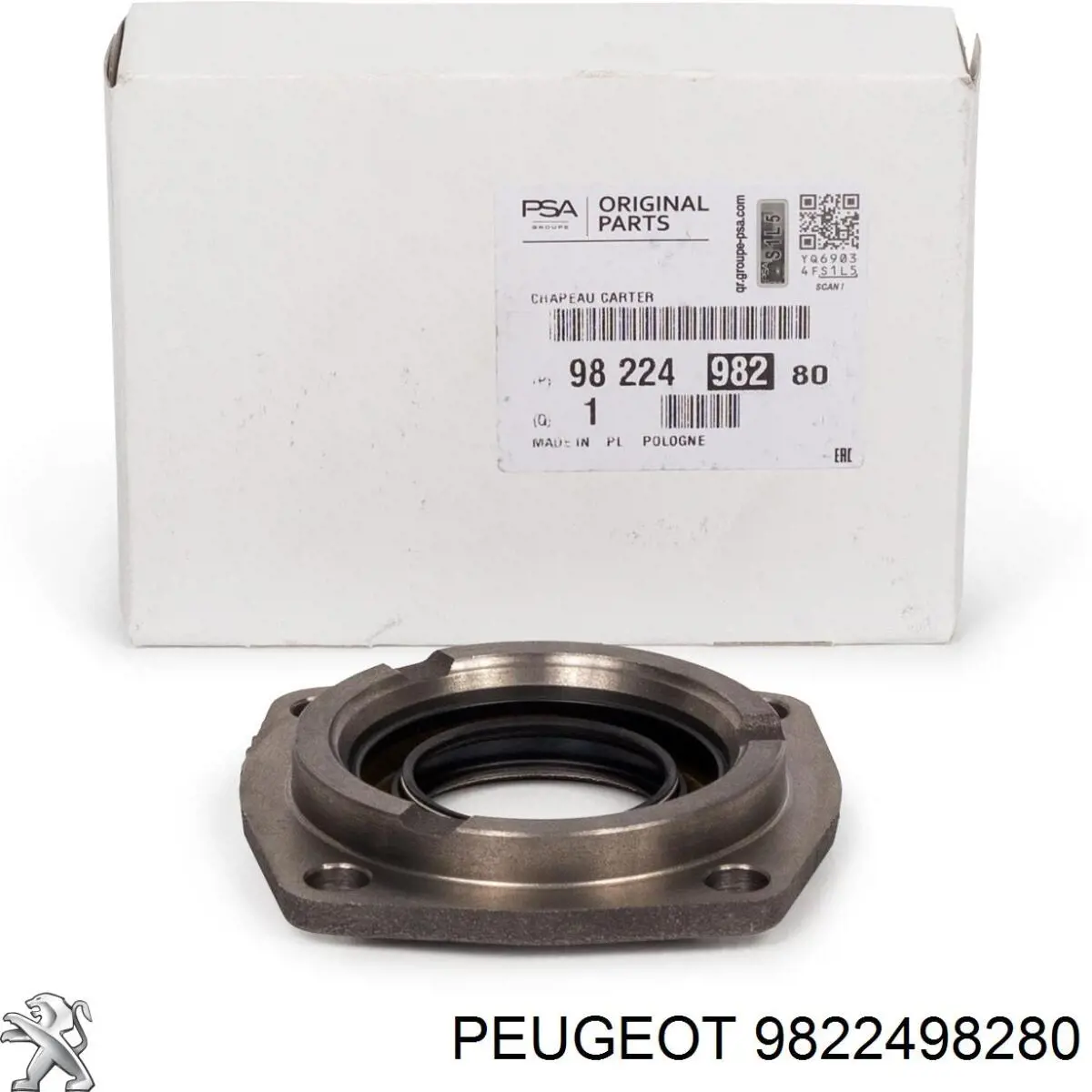 Купити 9822498280 Peugeot/Citroen Сальник піввісі переднього моста, лівої