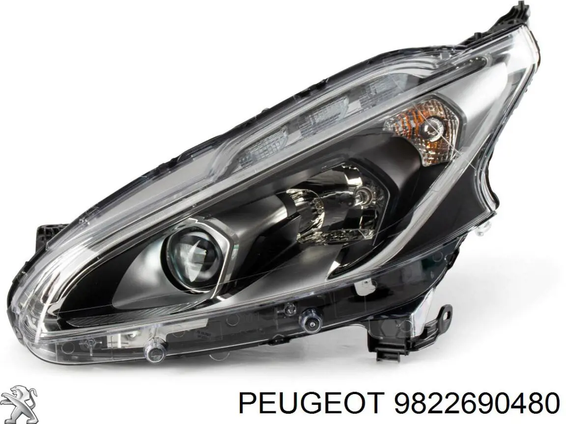 9822690480 Peugeot/Citroen Фара правая