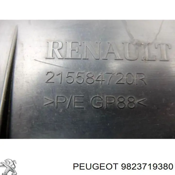 Купити 9823719380 Peugeot/Citroen Установча панель передня