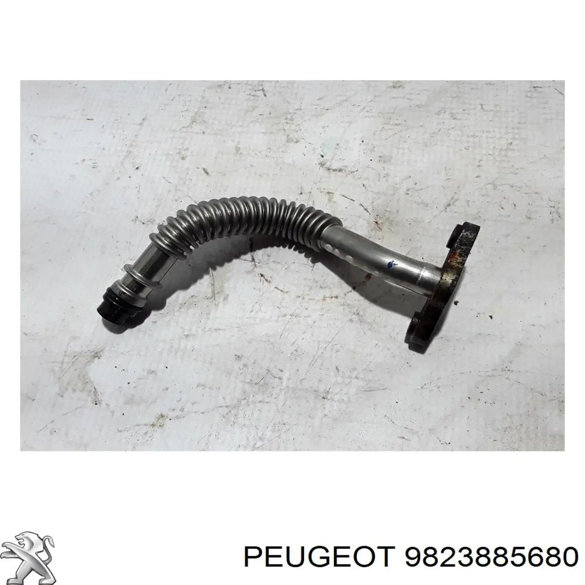 9823885680 Peugeot/Citroen Трубка/шланг відводу масла від турбіни