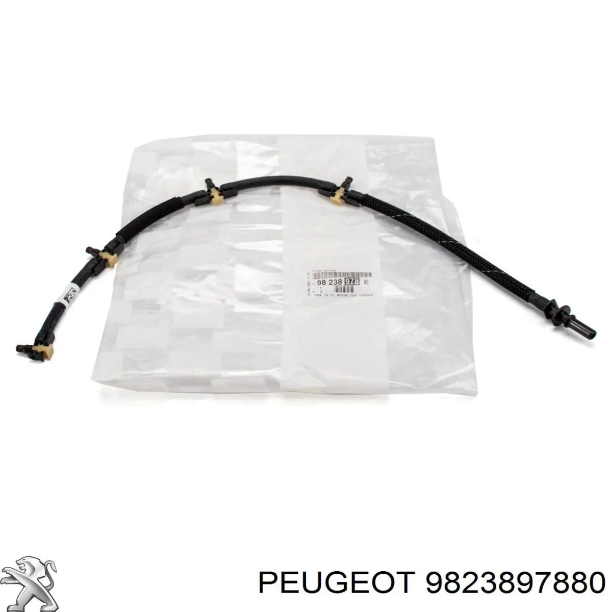 Купити 9823897880 Peugeot/Citroen Трубка паливна, зворотня від форсунок