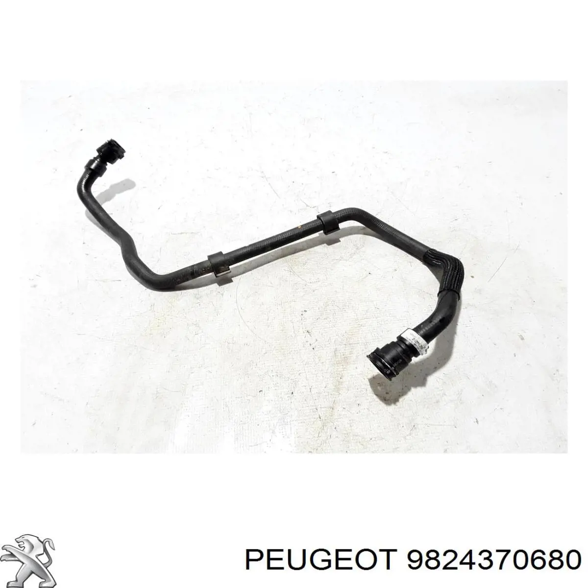 9824370680 Peugeot/Citroen Шланг розширювального бачка, нижній