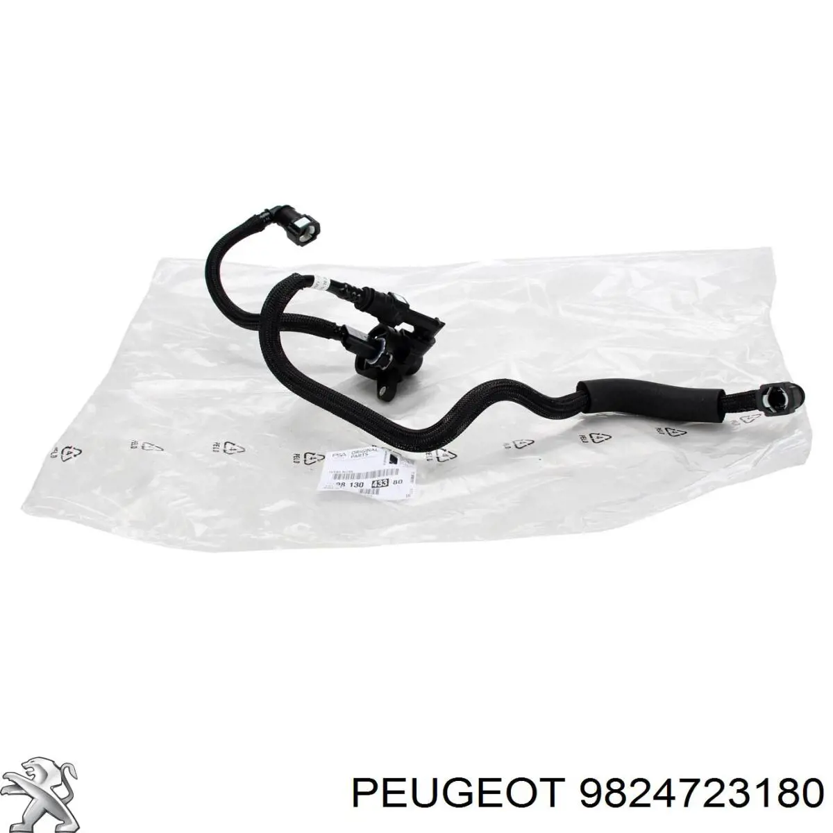Трубка паливна, зворотня від форсунок 9824723180 Peugeot/Citroen