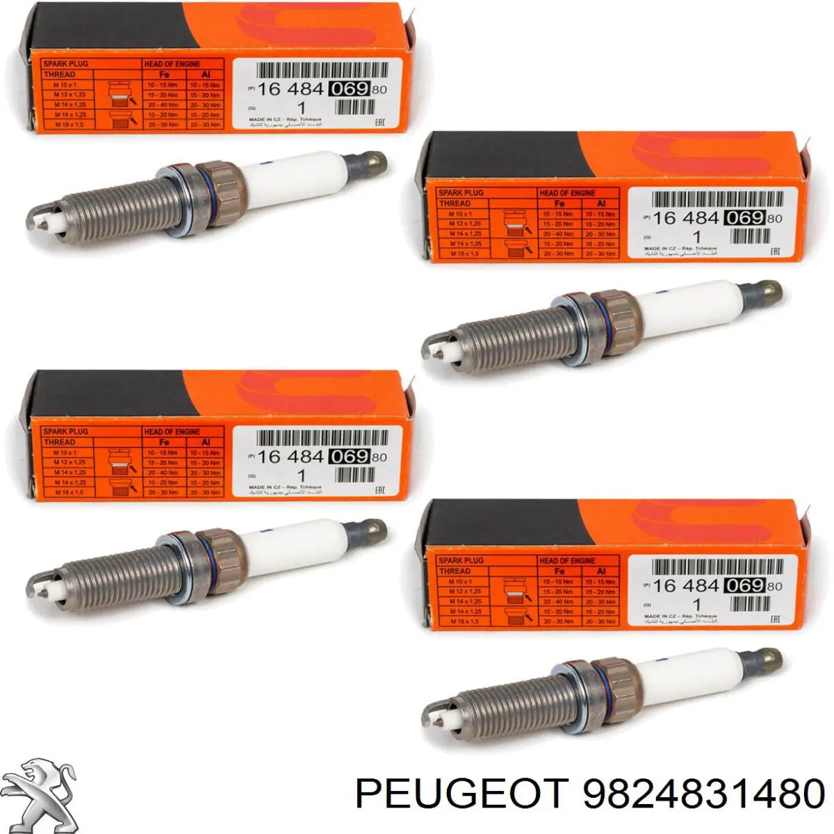9824831480 Peugeot/Citroen Натягувач ланцюга ГРМ