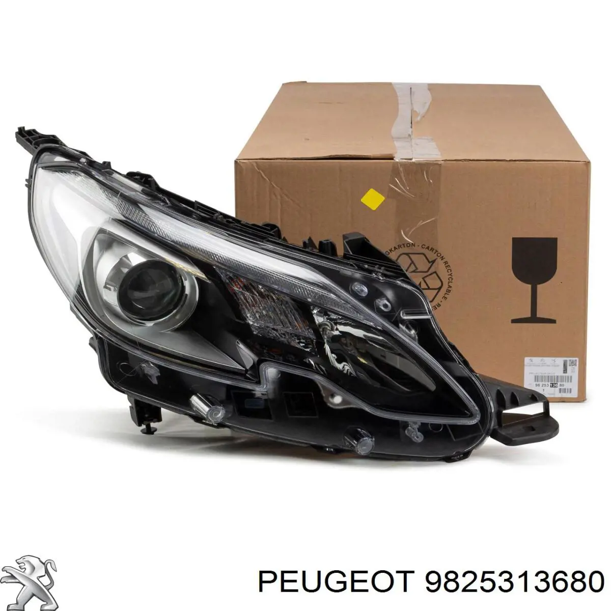9825313680 Peugeot/Citroen Основна фара - вставка