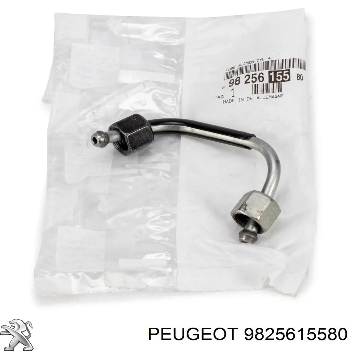 Купити 9825615580 Peugeot/Citroen Трубка паливна форсунки 4-го циліндру