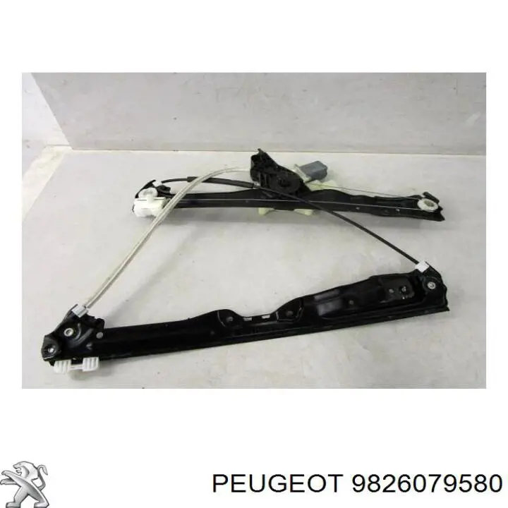 Купити 9826079580 Peugeot/Citroen Механізм стеклопідйомника водійських дверей
