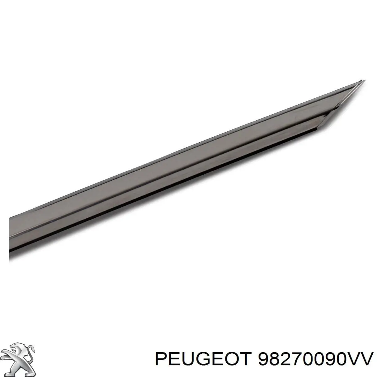 Купити 98270090VV Peugeot/Citroen Молдинг даху, правий
