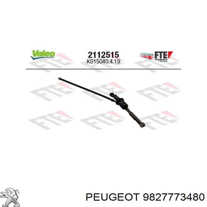 ГЦЗ Peugeot/Citroen 9827773480 ціна, від 37.81 USD
