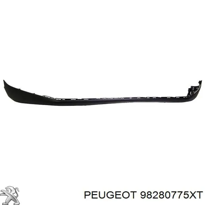 98280775XT Peugeot/Citroen Сплитер переднього бампера