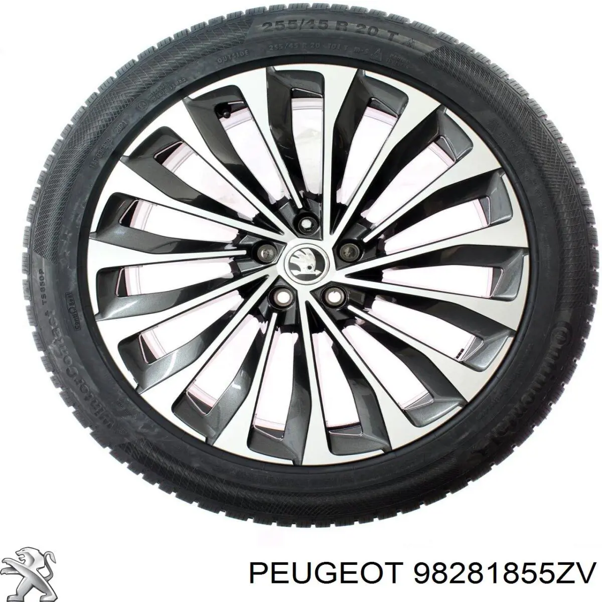 Купити 98281855ZV Peugeot/Citroen Диски колісні литі (легкосплавні, титанові)