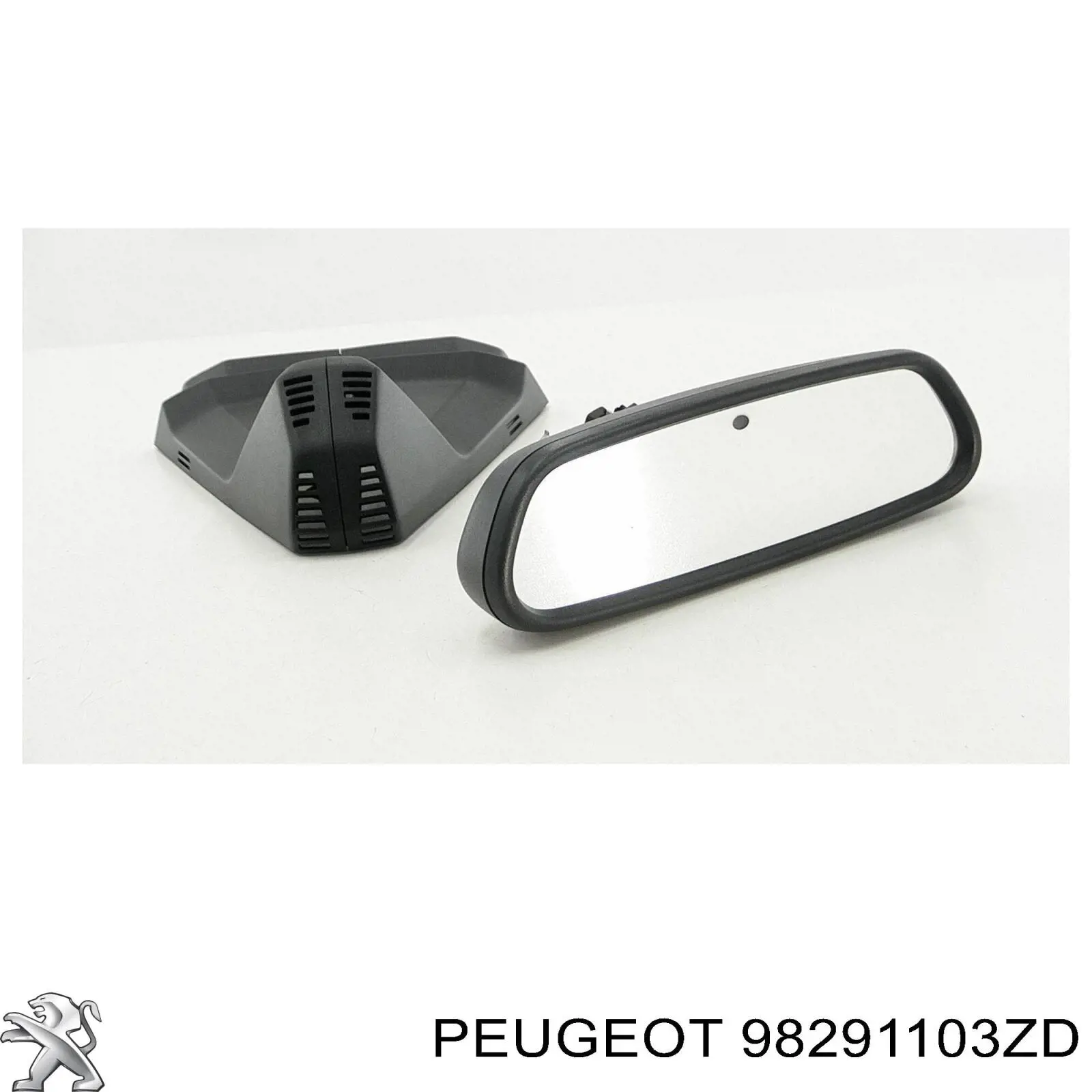 98291103ZD Peugeot/Citroen Накладка (кришка) кронштейна дзеркала салону