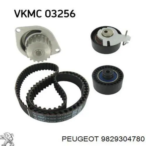 Купити 9829304780 Peugeot/Citroen Ремінь газорозподільного механізму