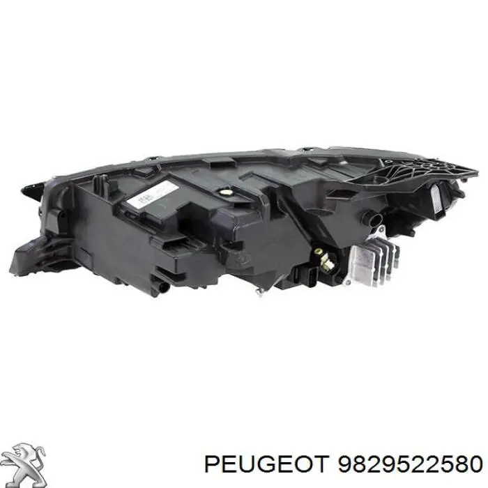 Купити 9829522580 Peugeot/Citroen Права блок фара
