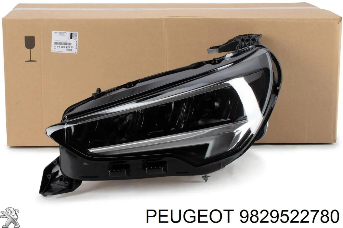 9829522780 Peugeot/Citroen Фара дальнього світла в зборі