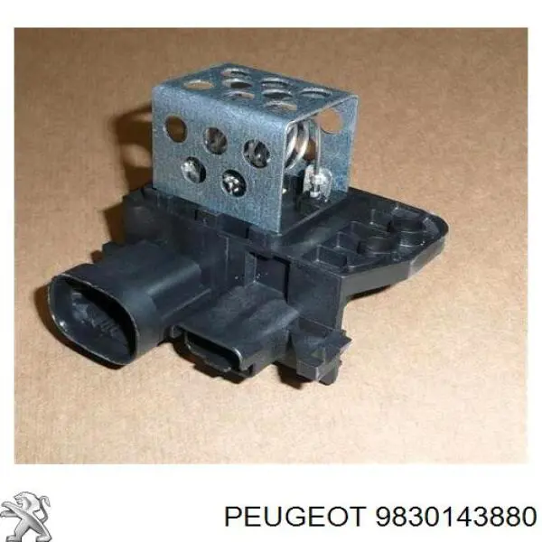 Купити 9830143880 Peugeot/Citroen Регулятор оборотів вентилятора