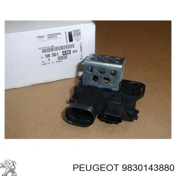 9830143880 Peugeot/Citroen регулятор оборотів вентилятора