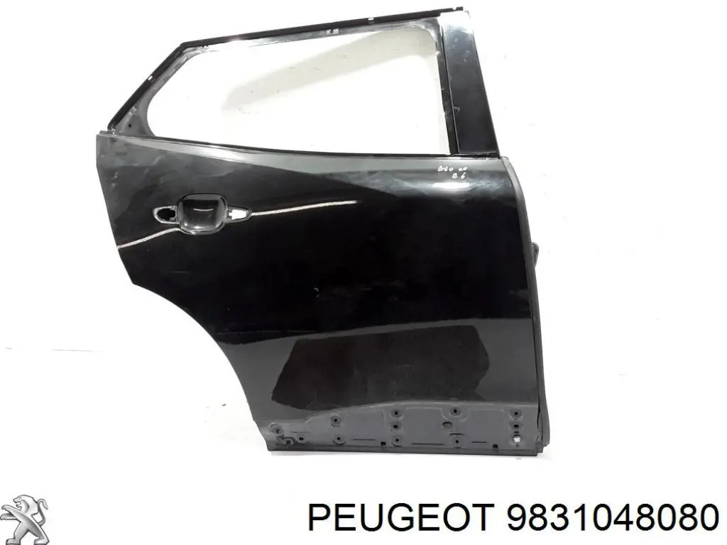 Двері задні, праві 9831048080 Peugeot/Citroen