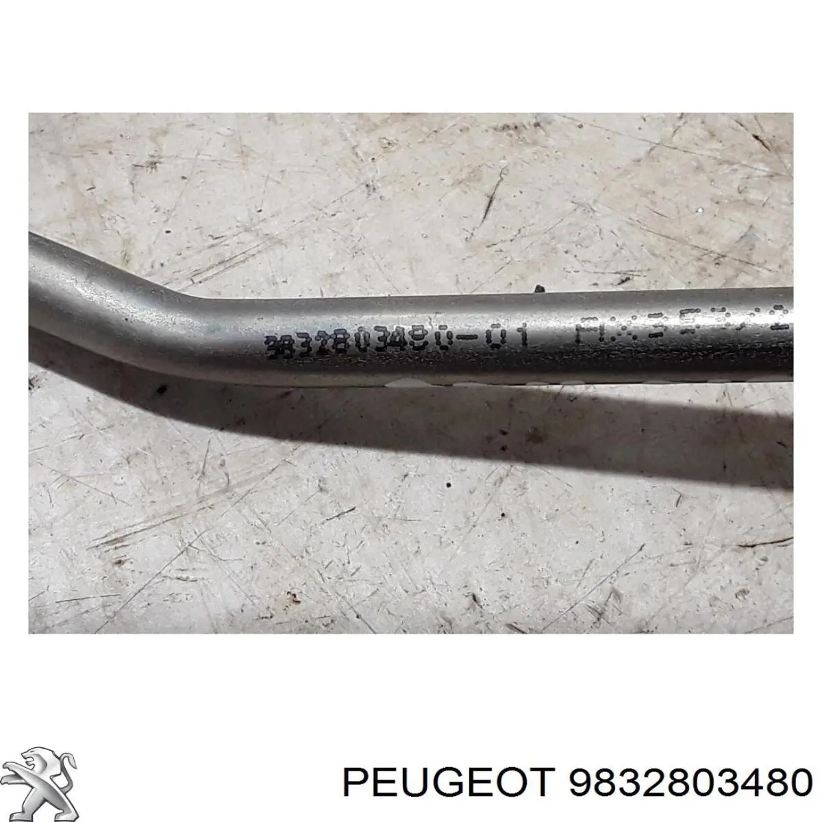Трубка/шланг подачі масла до турбіни Peugeot/Citroen 9832803480 ціна, від 31.75 USD