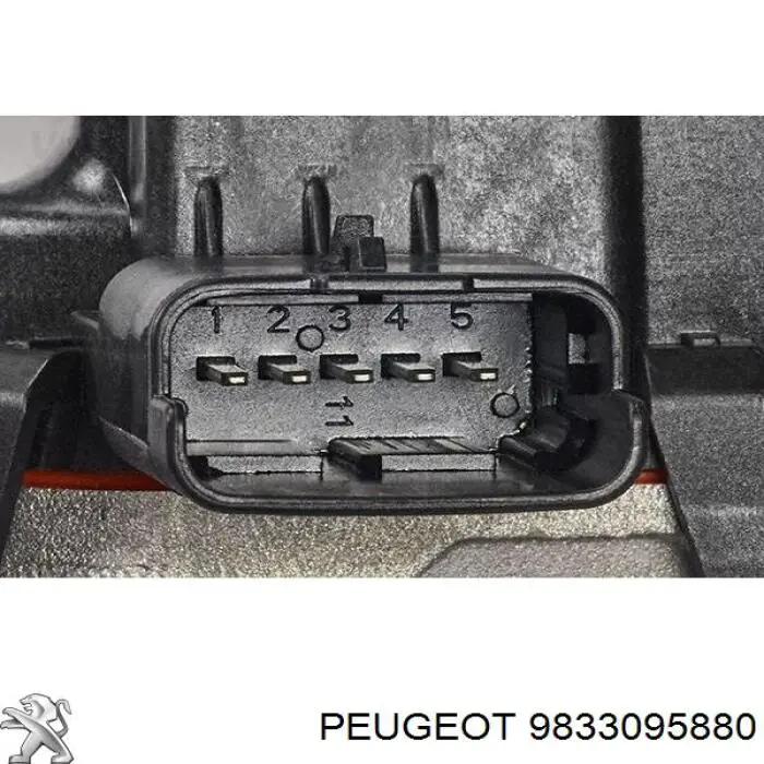 9833095880 Peugeot/Citroen Клапан рециркуляції відпрацьованих газів EGR