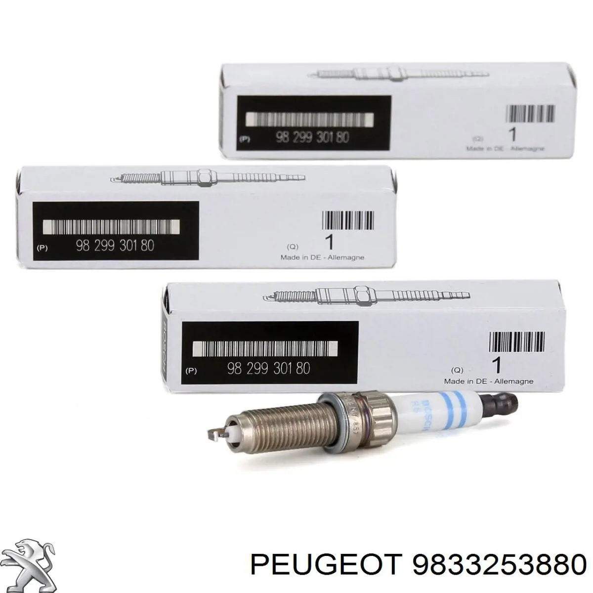 Купити 9833253880 Peugeot/Citroen Свічка запалювання