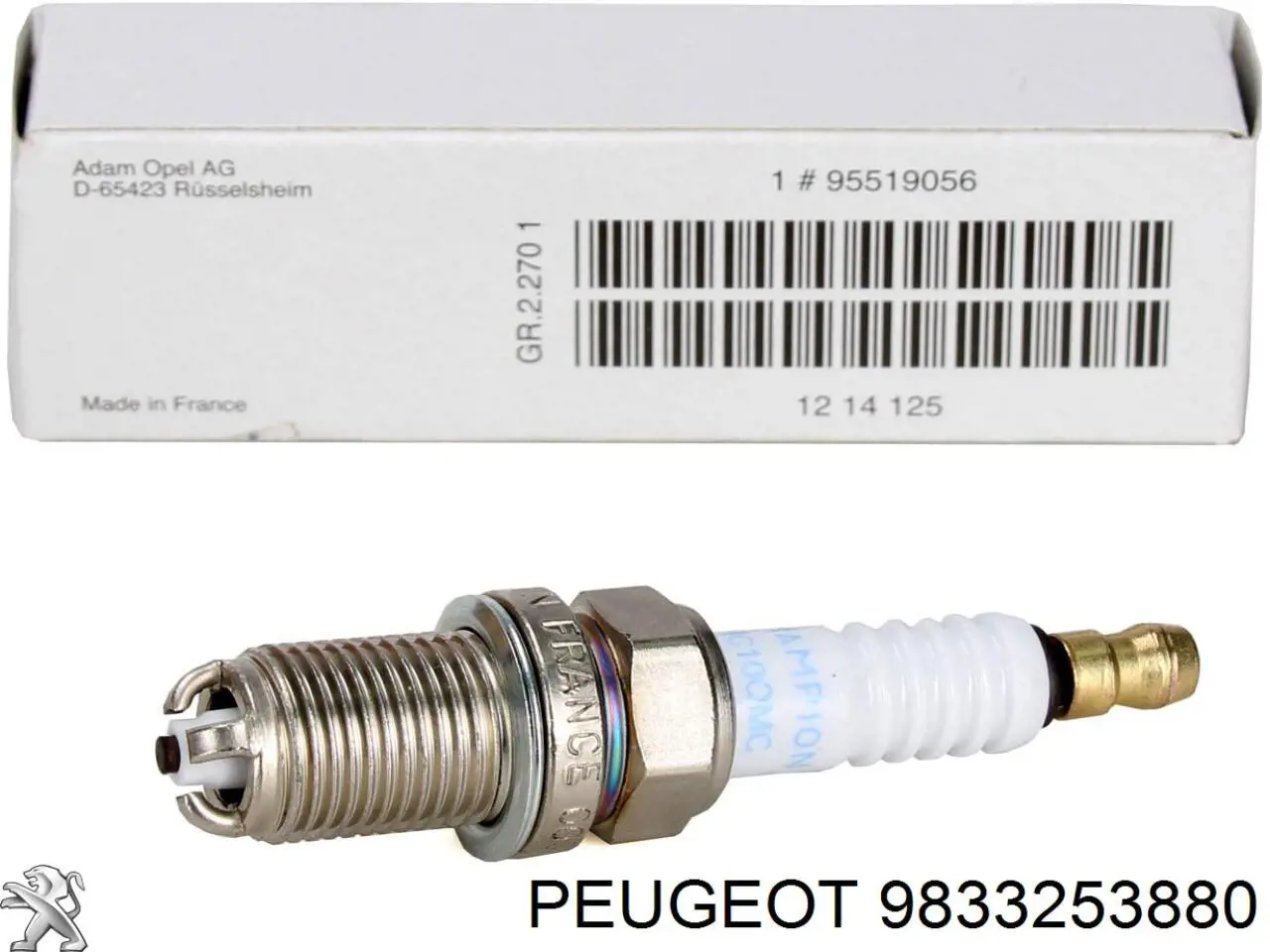 Свічки Peugeot/Citroen 9833253880