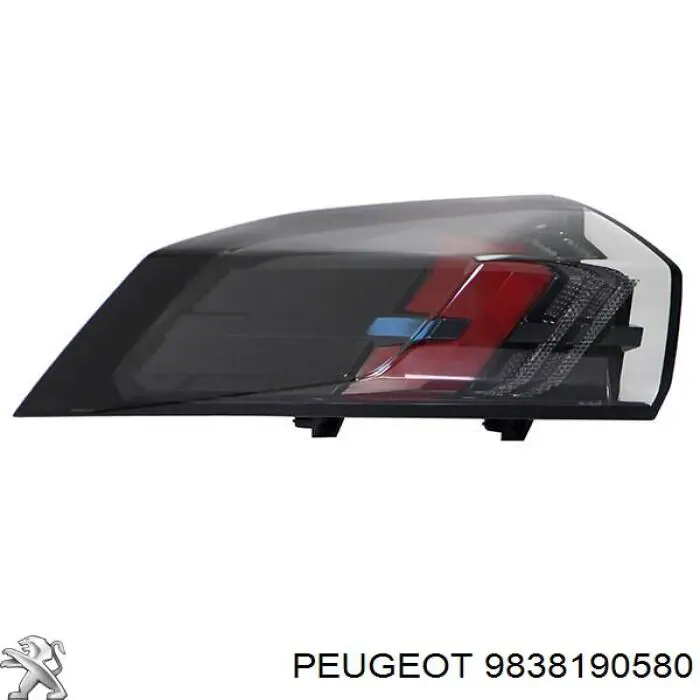 Задня ліва зовнішня фара Peugeot/Citroen 9838190580 ціна, від 98.82 USD