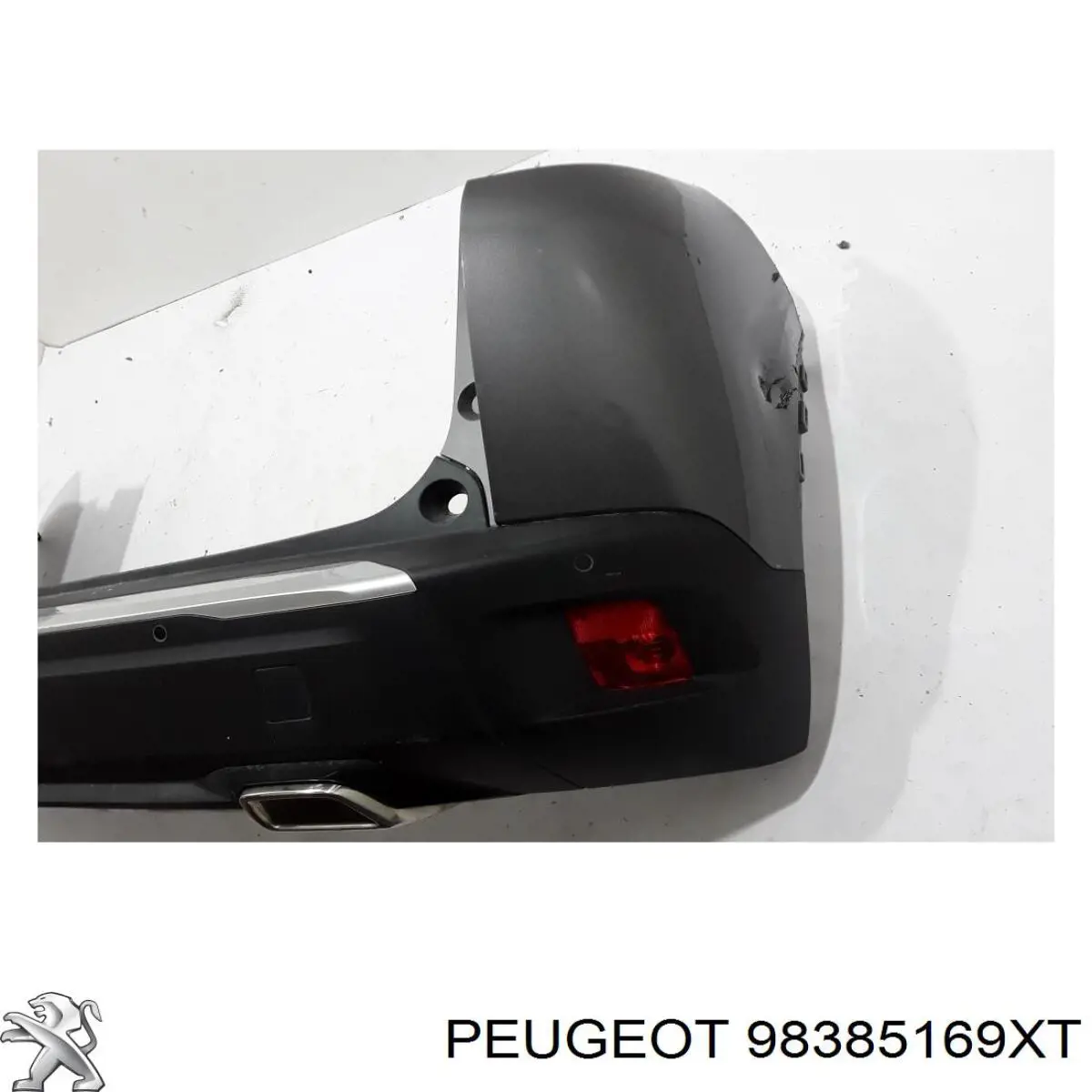 Задній бампер 98385169XT Peugeot/Citroen