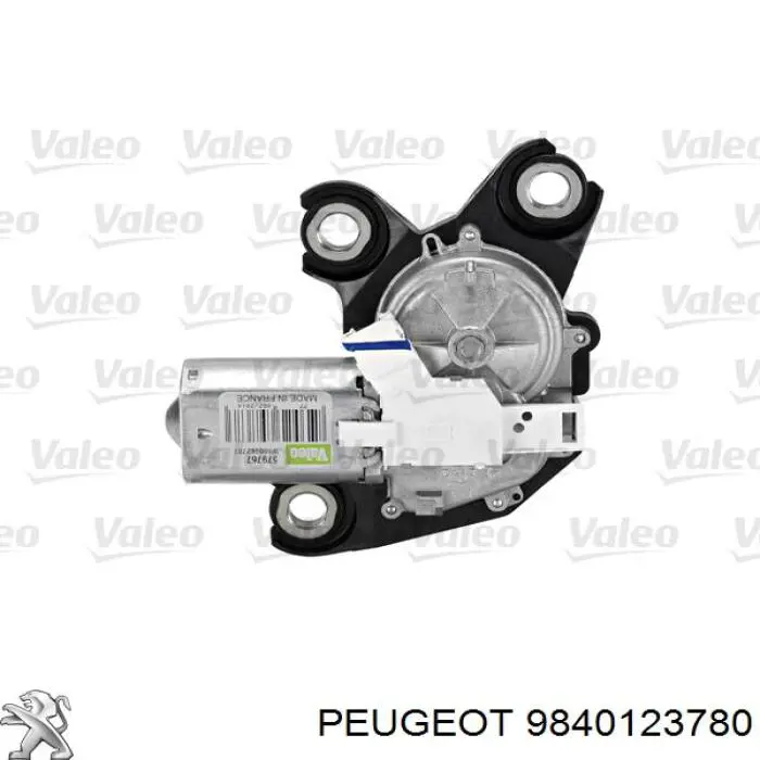 Двигун склоочисника заднього скла 9840123780 Peugeot/Citroen