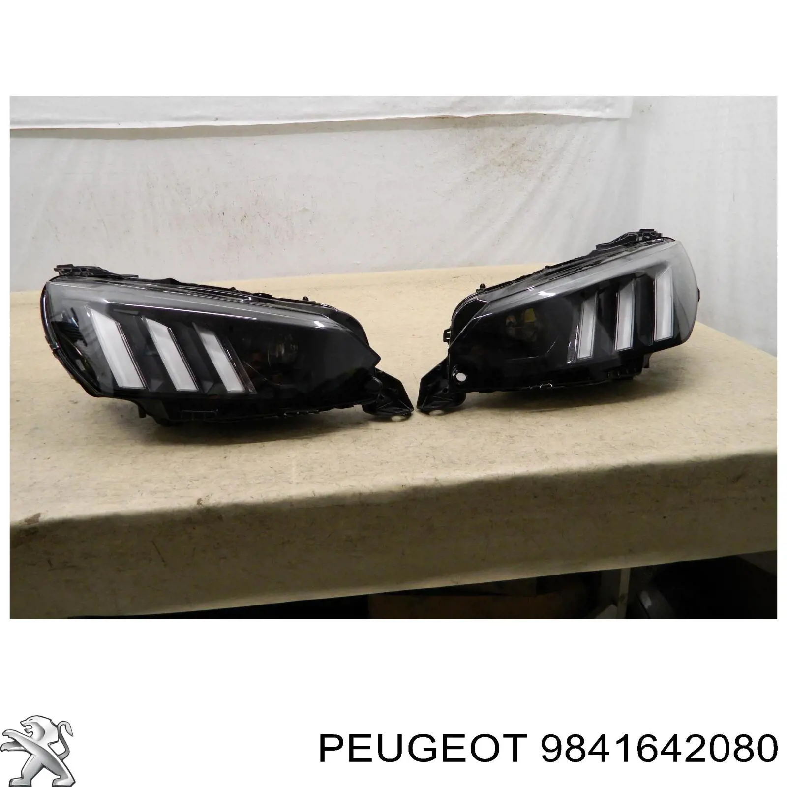 9841642080 Peugeot/Citroen Фара дальнього світла в зборі