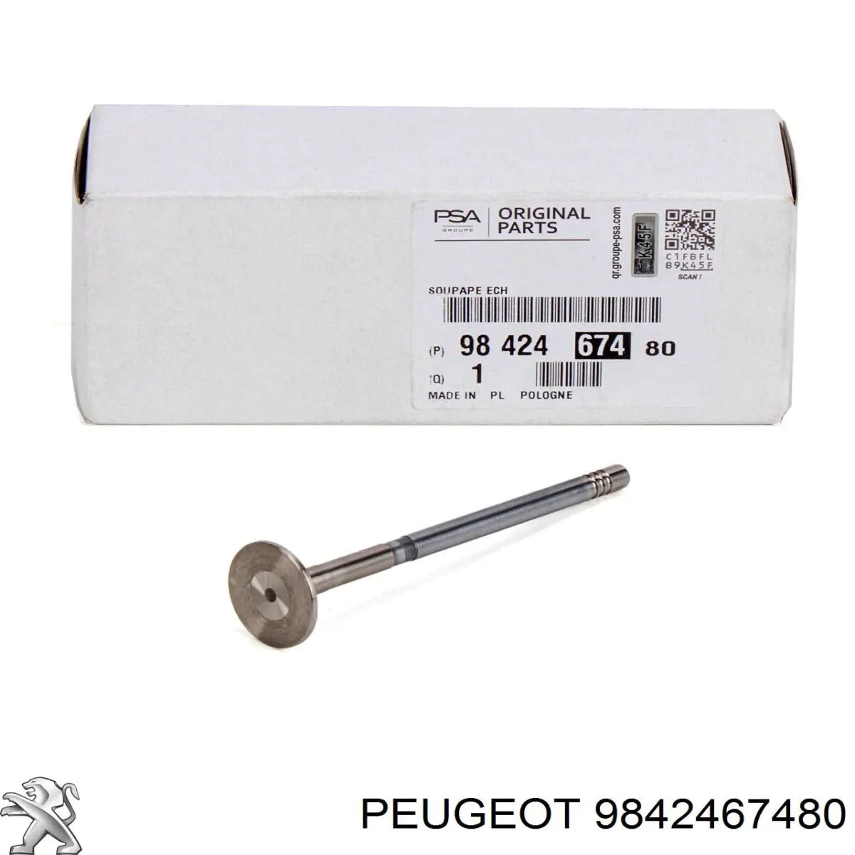 Купити PCIT110B0N AMP/Paradowscy Клапан випускний