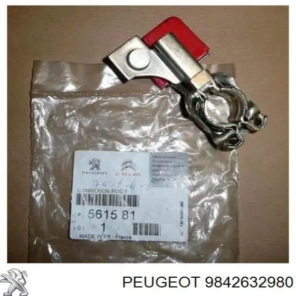 9842632980 Peugeot/Citroen Дросільна заслінка в зборі