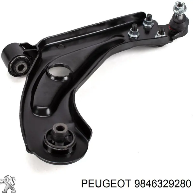 9846329280 Peugeot/Citroen Важіль передньої підвіски нижній, правий