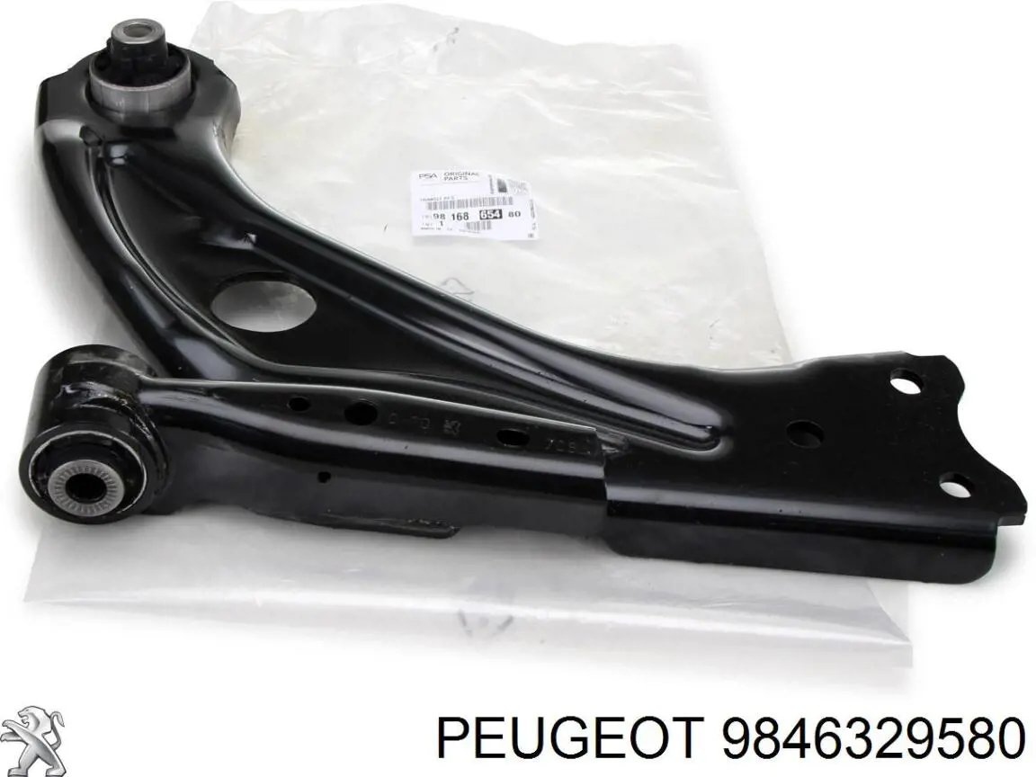 Купити 9846329580 Peugeot/Citroen Лівий важіль передній нижній підвіски