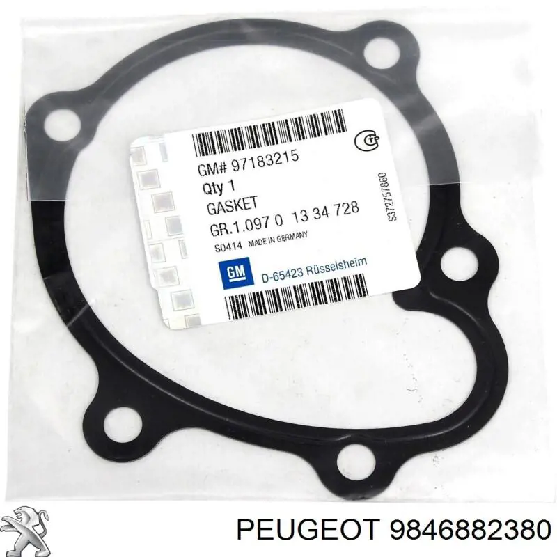 Купити 9846882380 Peugeot/Citroen Насос охолоджуючої рідини