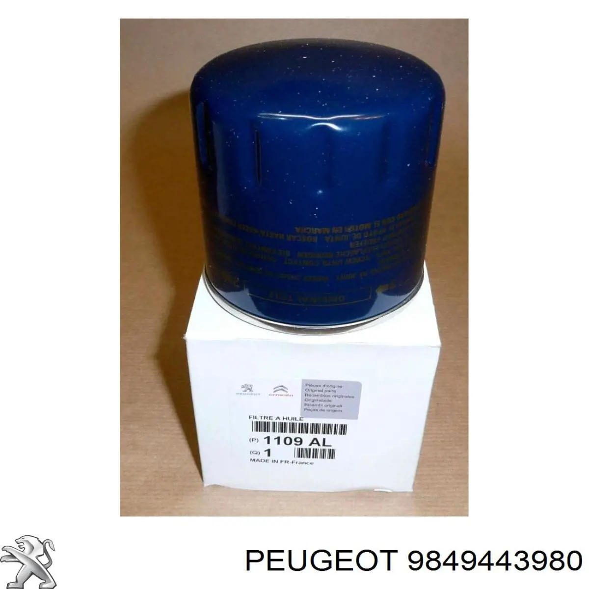 9849443980 Peugeot/Citroen Корпус термостата в зборі