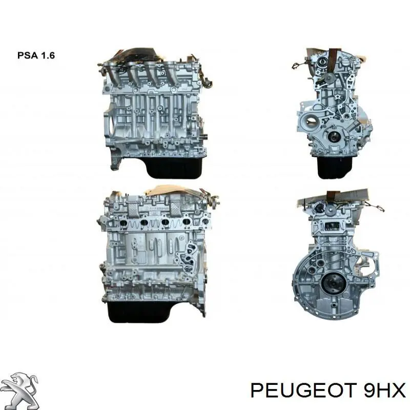 9HX Peugeot/Citroen Мотор в зборі