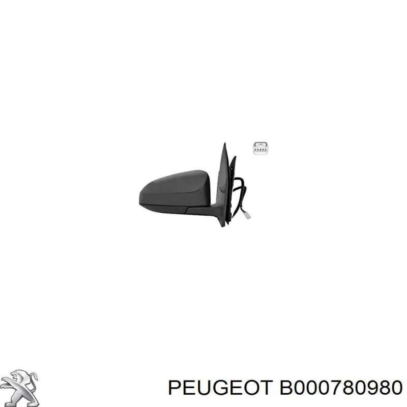 Дзеркало праве B000780980 Peugeot/Citroen