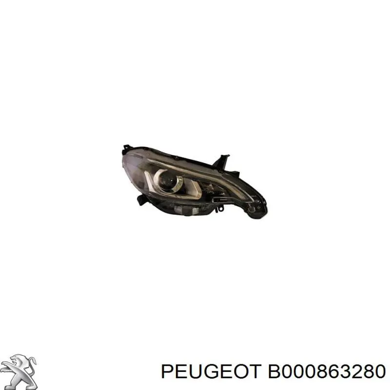 Фара права B000863280 Peugeot/Citroen
