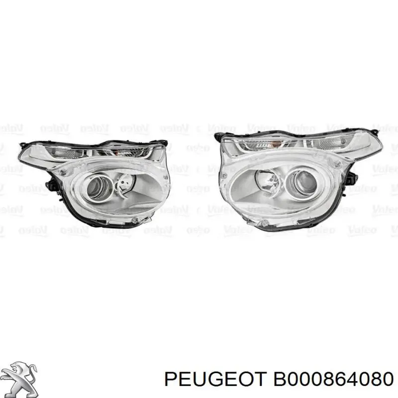 Основна фара в зборі ліва Peugeot/Citroen B000864080 ціна, від 181.33 USD