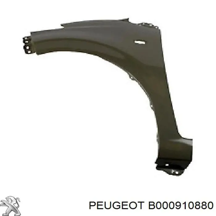 Крило переднє ліве B000910880 Peugeot/Citroen