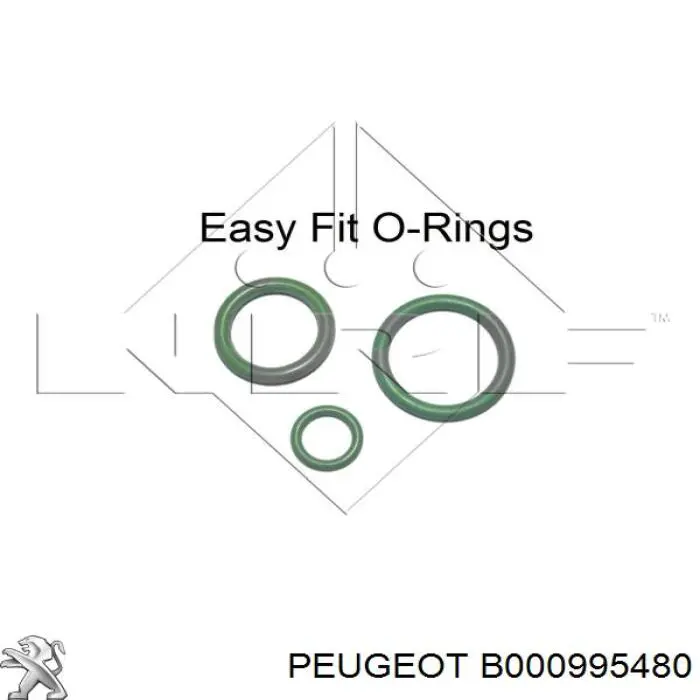 B000995480 Peugeot/Citroen Конденсатор