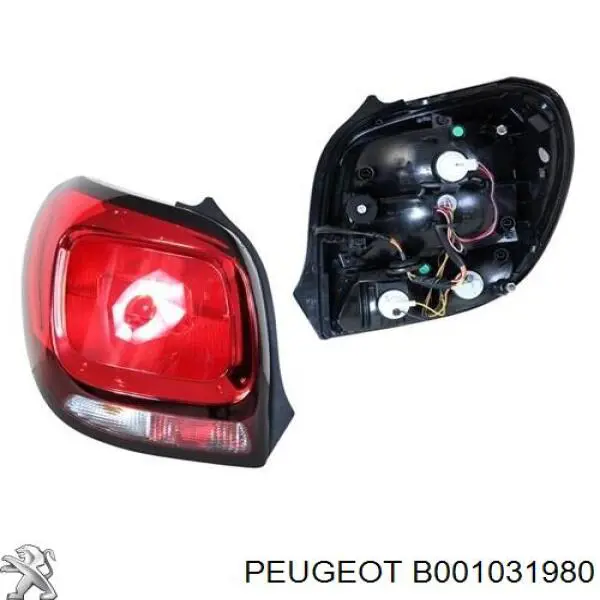 B001031980 Peugeot/Citroen Задня ліва фара